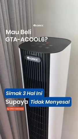 Kalau kamu pilih Air Cooler GTA-ACOOL6 ini karena apa? Yuk, langsung checkout biar nggak kehabisan! Stoknya lagi terbatas!! #gree #greeindonesia #sejuktakterucool #freshair #homeappliances #Aircooler 