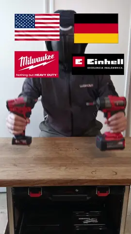 Milwaukee 12v 🇺🇸 VS Einhell 20v 🇩🇪 visseuse à choc #bricolage #milwaukee #packout #perceuse #visseuse #visseuseachoc 