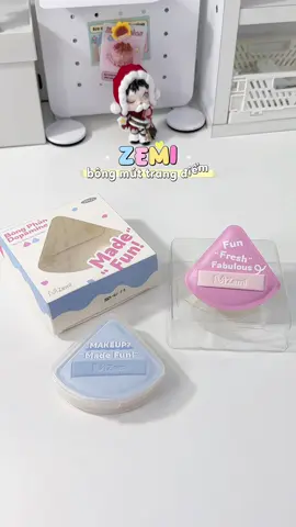 set bông mút trang điểm nhà Zemi @ZEMI #zemi #betterluckwithzemi #muttrangdiem #muttannen #unboxing #review #viral 