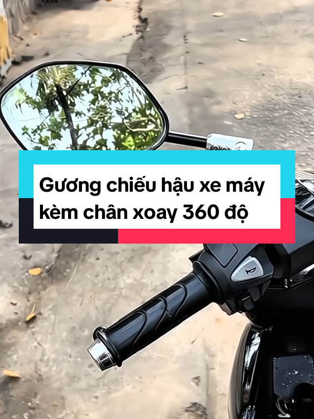 Gương chiếu hậu xe máy kèm chân xoay 360 độ cnc theo tiêu chuẩn giao thông #myliendanh #guong #guongchieuhau #chanxoay360do #fly #xuhuong #xuhuongtiktok 