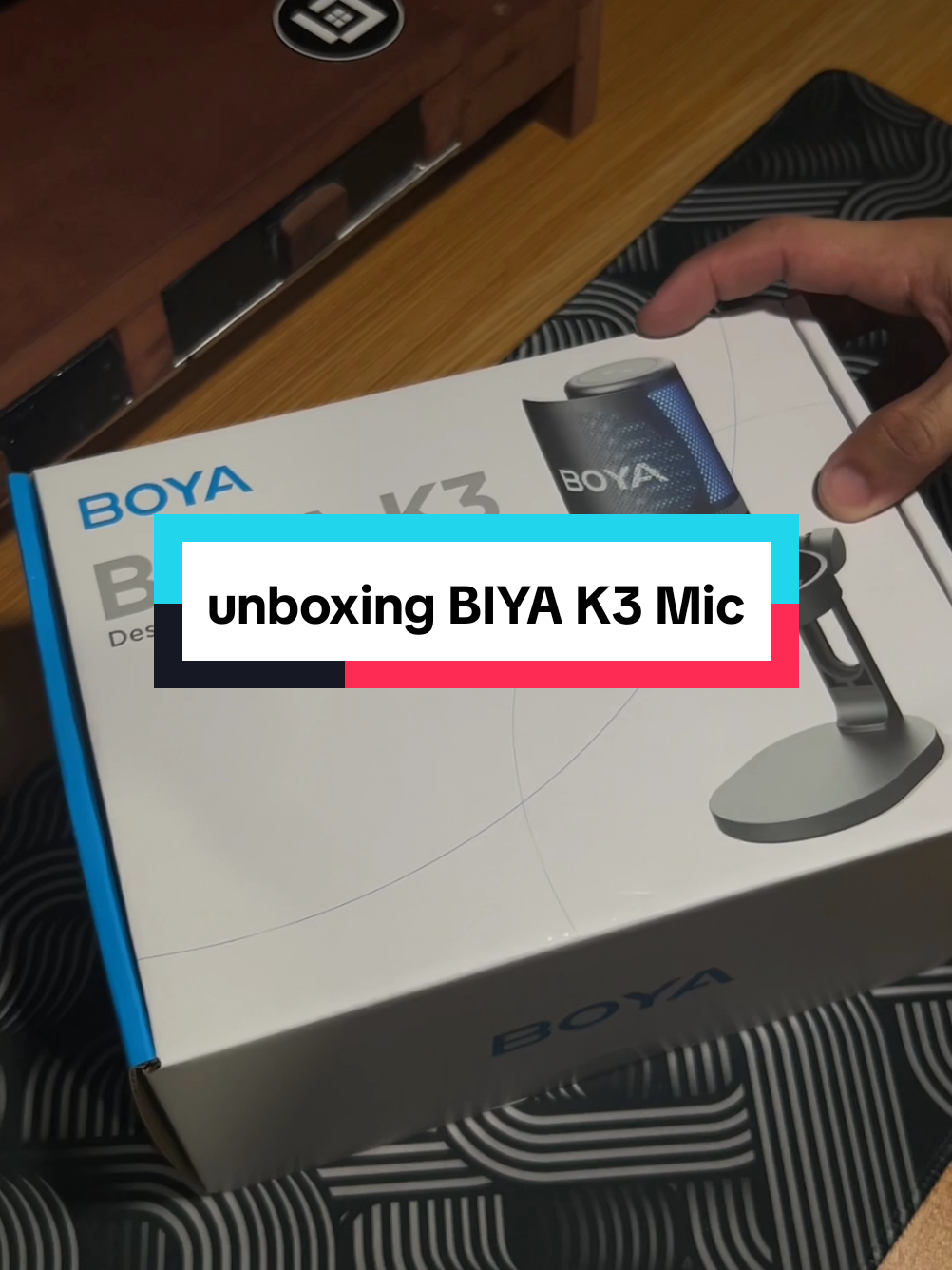 unboxing the BOYA K3 Usb Desktop Microphone. #bidzph #bidzphunbox #boya #boyamic #boyak3 #desktopsetup #usbmic #GamingSetup #desktopaccessories #pcgaming 