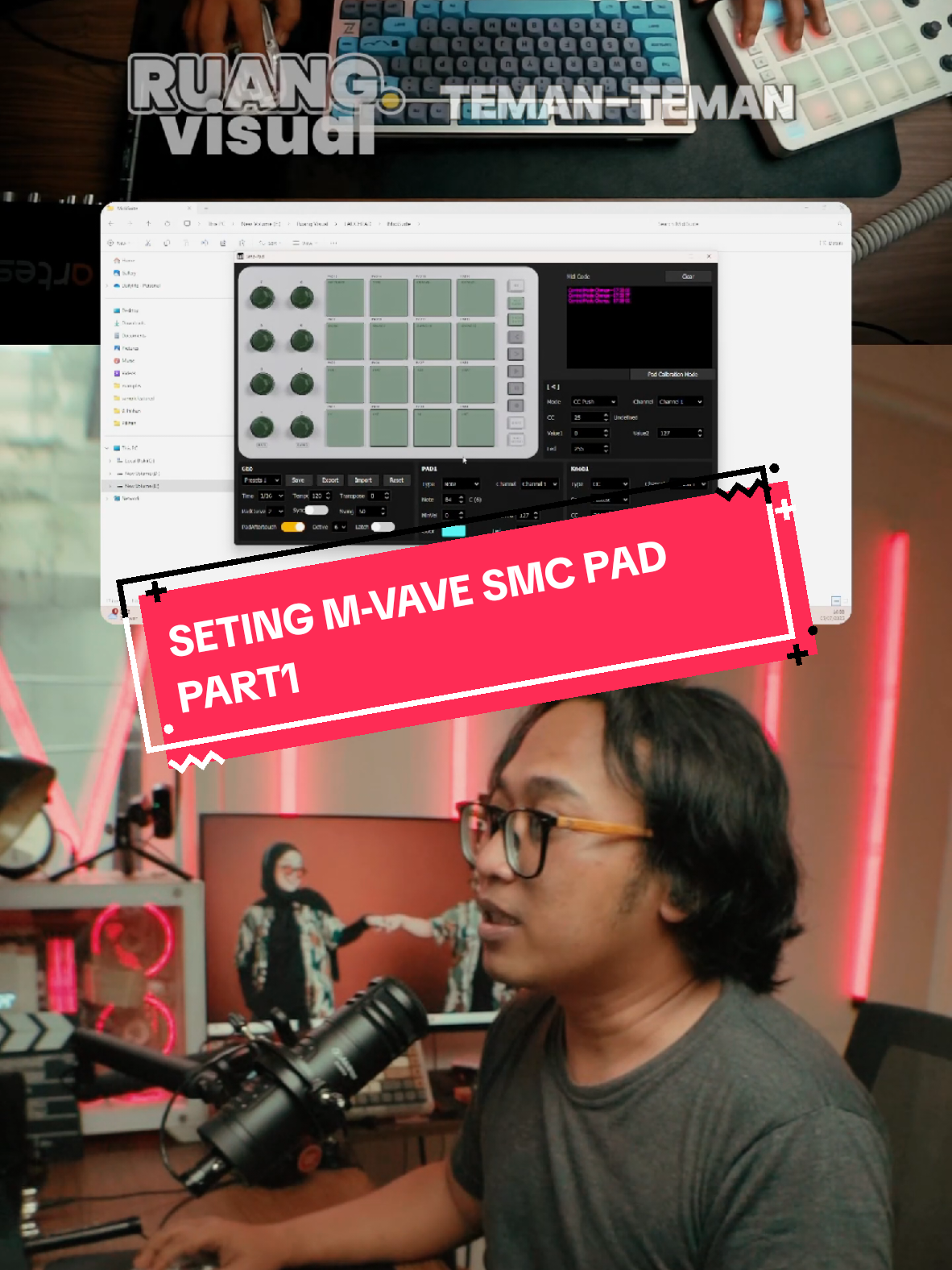 Cara Atur Mvave Smc Pad biar bisa ke OBS. #mvave #mvavepad #carasettingmvavepad #ruangvisual #midicontroller #steamdeckmurah #obs #livestream #livestudiotiktok #tiktoklivesteaming #tiktoklive 