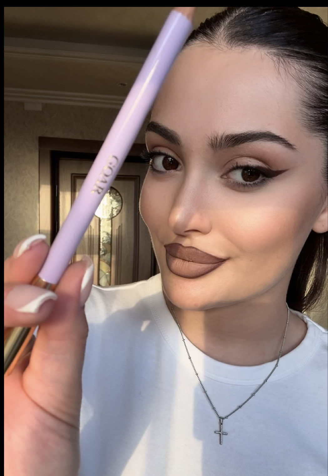 Goar Avetisyan ի շրթունքի մատիտներն են ) այս տարբերակը  Rolls-Royce երանգն էր ) մատիտի տեքստուրան շատ լավն էր փափուկ էր և գեշտ եր տարածվում ) կարելի է նաև օգտագործել աչքերին ) 💕 @goar.cosmetics  #makeup #beauty #makeuptutorial #макияж