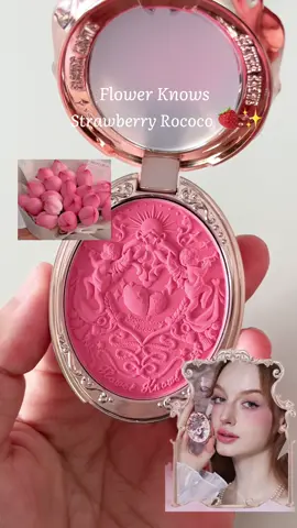 Chiếc má hồng xinh đien 🌸✨ #reviewlamdep #mahong #blush #flowerknows #flowerknowsstrawberryrococoblush #swatches #makeup #lamdep #BeautyTok #viral #trending 