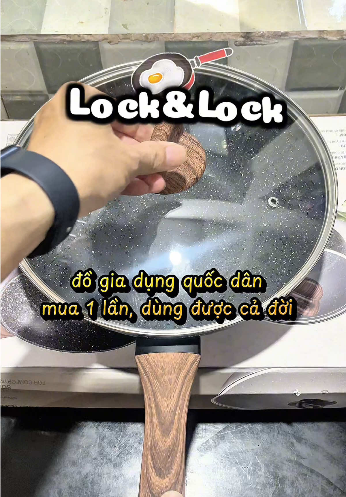 Chảo nhôm sâu lòng chống dính Lock&Lock BAUM Marble LBU1285 - 28cm, 1 tay cầm, nắp thủy tinh. Thiết kế trang nhã, hiện đại, thuộc dòng đồ dùng nhà bếp cao cấp, chịu nhiệt tốt. Hàng chính hãng #reviewdogiadung #locknlock #chaochongdinh #chaonhomchongdinh #chaochongdinhlocknlock #giadungtienich #truongluanstore #storegiadung 