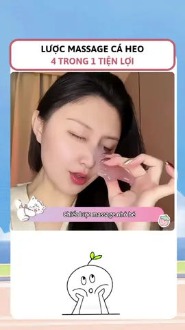 Lược massage cá heo 4 trong 1 #luocmassagedau #luocmassage #massage #goclamdep #tipslamdep 