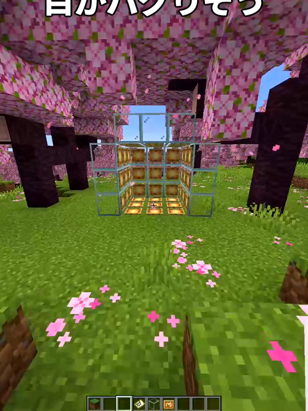 最後マジヤバいから見て #マイクラ #Minecraft