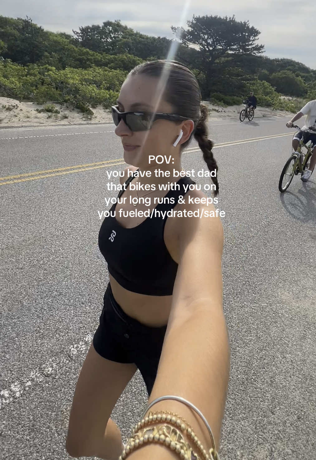 just girly things #marathontraining #marathonrunner #longrun #runtok #runner #runnergirl #runnersafety #runningtips #girldad #Running #runtokcommunity #marathoner #race 