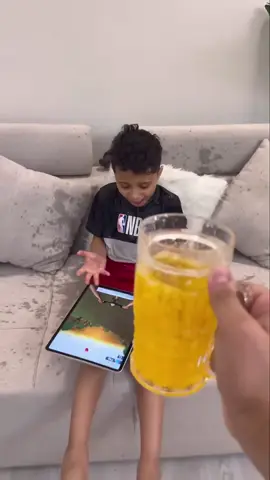 Empty water cup prank on Brother