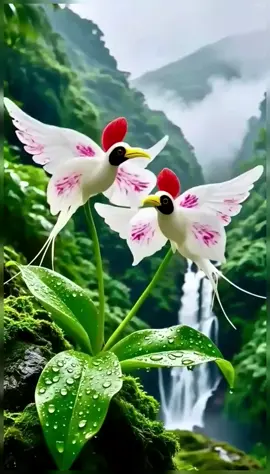Do you like these strange and beautiful flowers🌸? #flowers#orchids#strangeflowers#paphiopedilum#beautiful#flyingduckorchid#scenery
