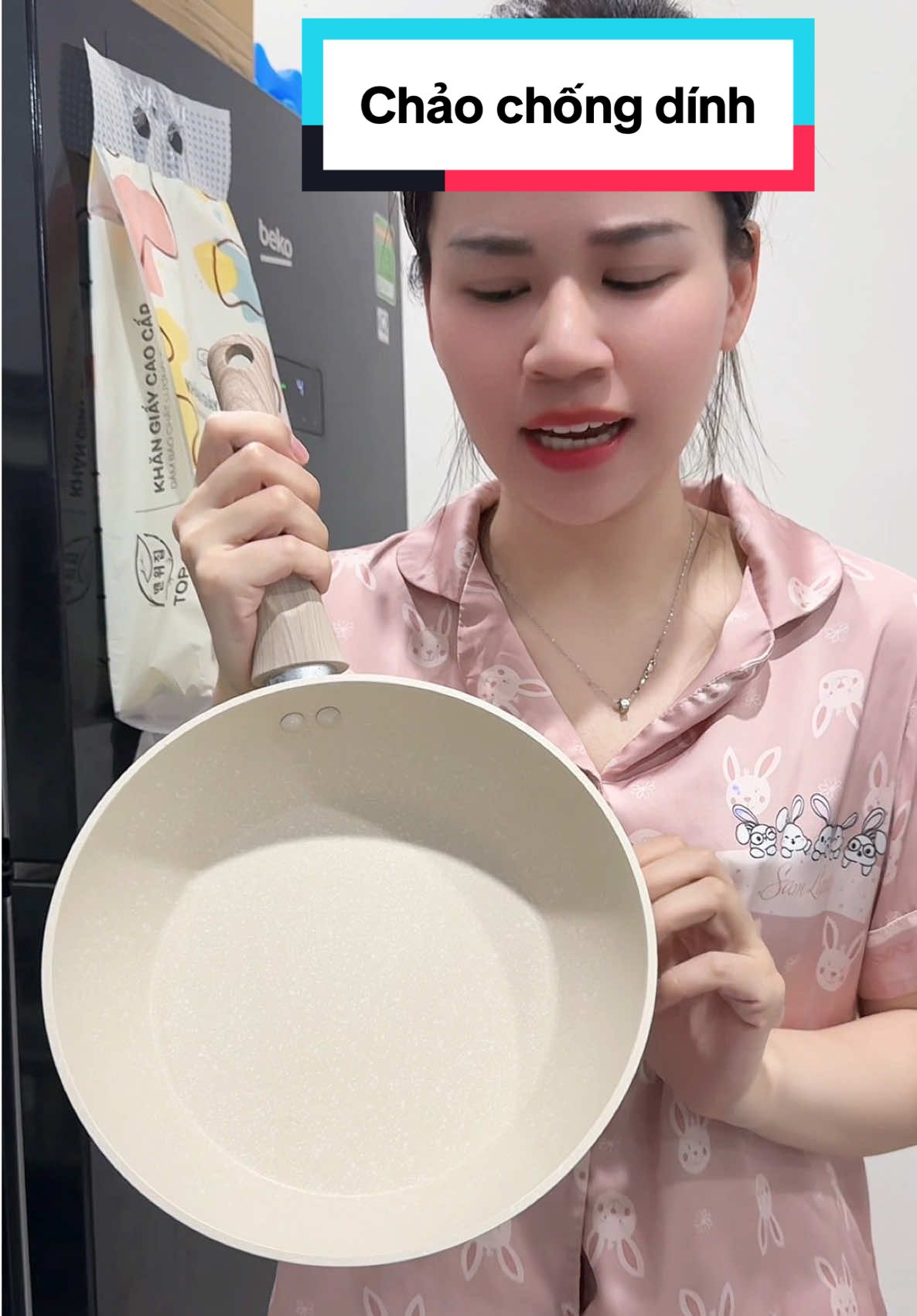 Chảo chống dính sâu lòng vân đá dầy dặn #chao #chaochongdinh #chaochongdinhbeptu #chaochongdinhsaulong #chaochongdinhcaocap 