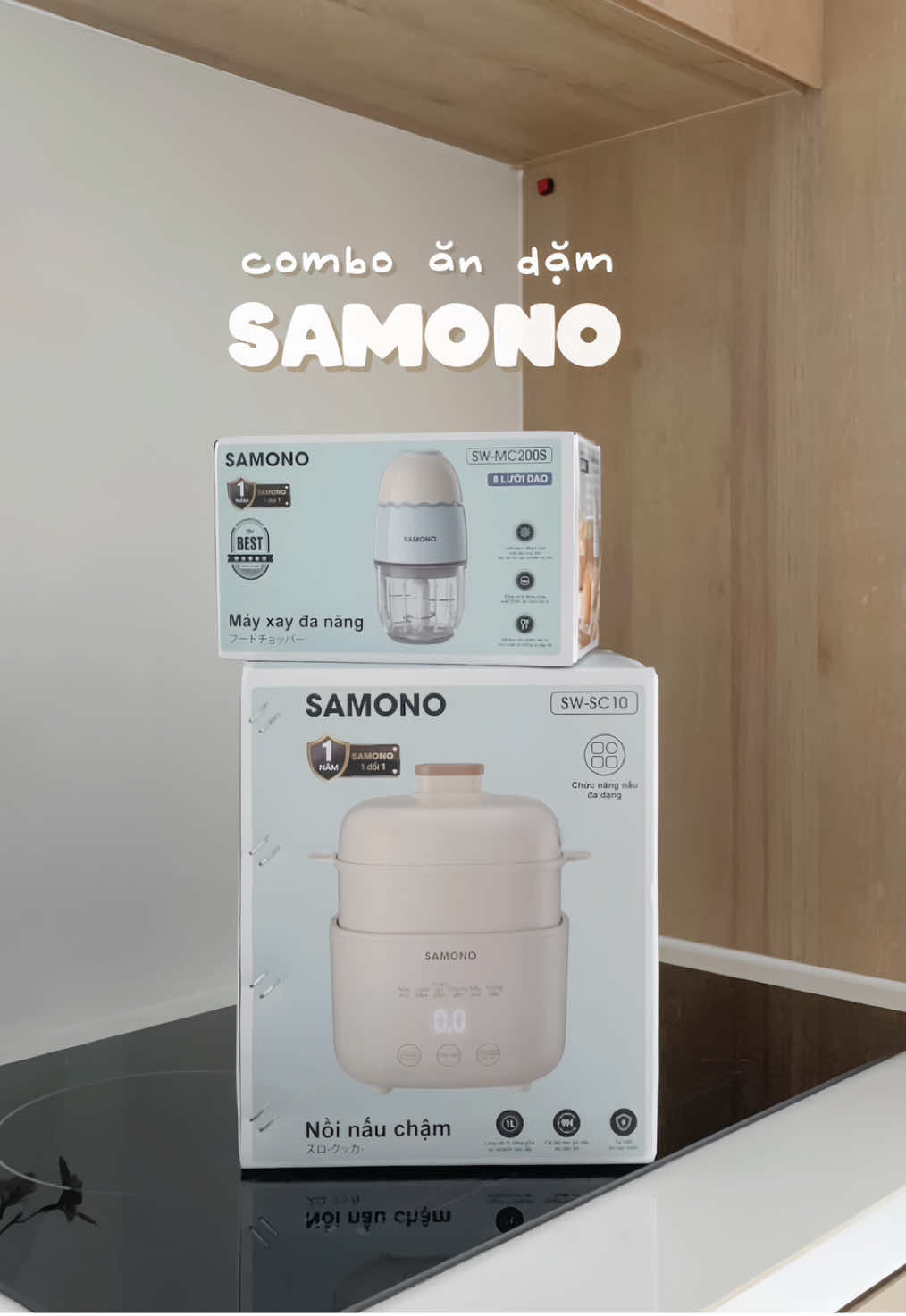 Có mom nào cũng dùng FULL COMBO ăn dặm nồi ăn dặm & máy xay nhà Samono này giống mẹ Shin hông 🥳  #mevabe #meshinthuine #andam #samonovienam #samono #noinaucham #mayxayandam #mayxaysamono #noinauchamsamono #chamcon #foryou #fyp 