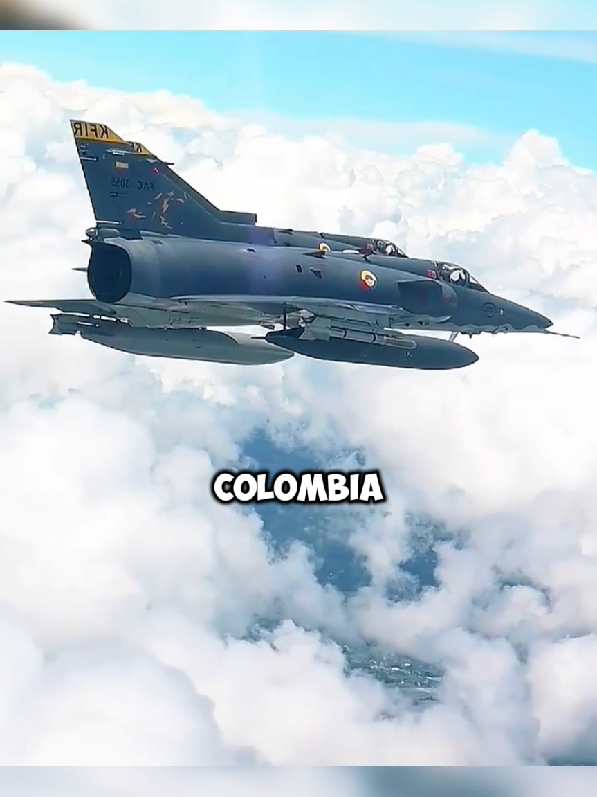 ¿El mejor caza de Colombia? Conoce el Kfir #fyp #plane #kfir 