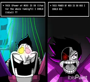 the NEO is real #art #deltarune #undertale #meme #onepiece 