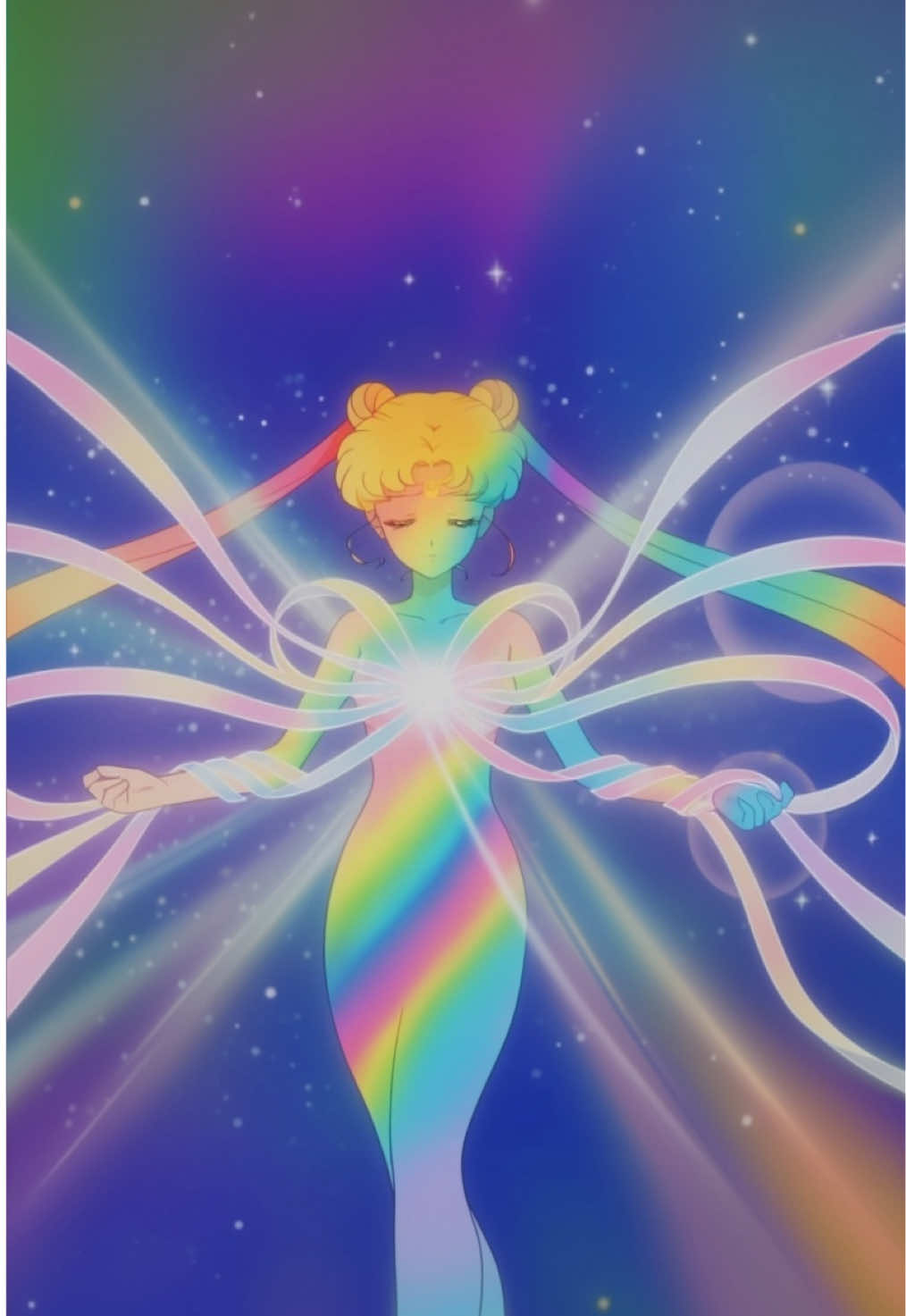 SILVER MOON PRISM POWER MAKE UP!! Thank you all for all of the love you shared for my project, Sailor Moon Queen!! I wanted to share something special to thank you all. This is not the end though, more videos and art to come very soon!! 🌙✨ Disclaimer: This is a non-commercial fan project created for artistic and entertainment purposes only. Sailor Moon and all related characters, settings, and designs are the property of Naoko Takeuchi, PNP, Kodansha, and Toei Animation. I do not claim ownership of any original Sailor Moon intellectual property. The AI-generated visuals presented here are transformative works made under the principles of fair use, with no intent of infringement or profit. This project is a tribute to the original series and its creators. 