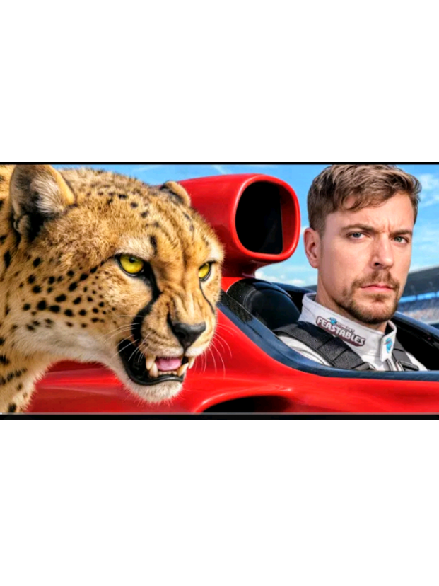 বিশ্বের দ্রুততম গাড়ি বনাম চিতা!#mrbeast #celebrity #mrbdbeast #bdbeast #foryoupagе @MrBeast 