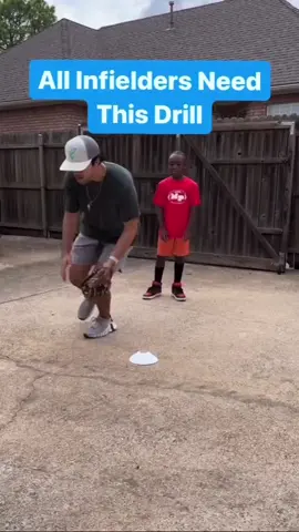 This drills gets us REPS doing the most important things… Stepping into our fielding position and securing the ball You can work this straight up, forehand, and backhand All while getting working your feet agility - which is a big plus to have in the infield 📈 #infield #fielding #fieldingdrills #infielddrills #baseball #baseballboys #baseballlife #baseballdad #baseballmom #youthbaseball #littleleague #travelbaseball peep my page - got some slots open in my 1on1 programs!