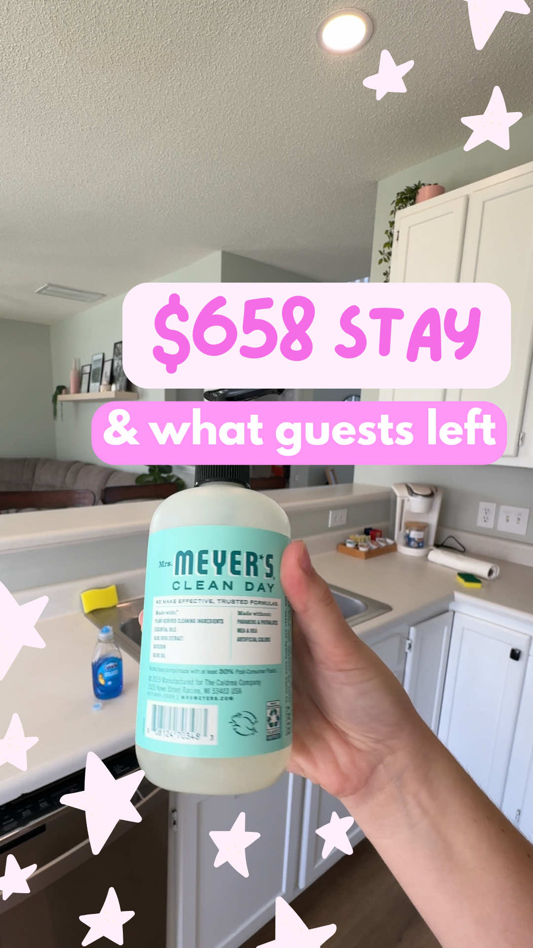 i loooove when guests take the time to leave a kind review! 🫶 #airbnbhost #shorttermrental #airbnbreviews #airbnblife #hosttips @Mrs. Meyer’s Clean Day @Dawn Dish 