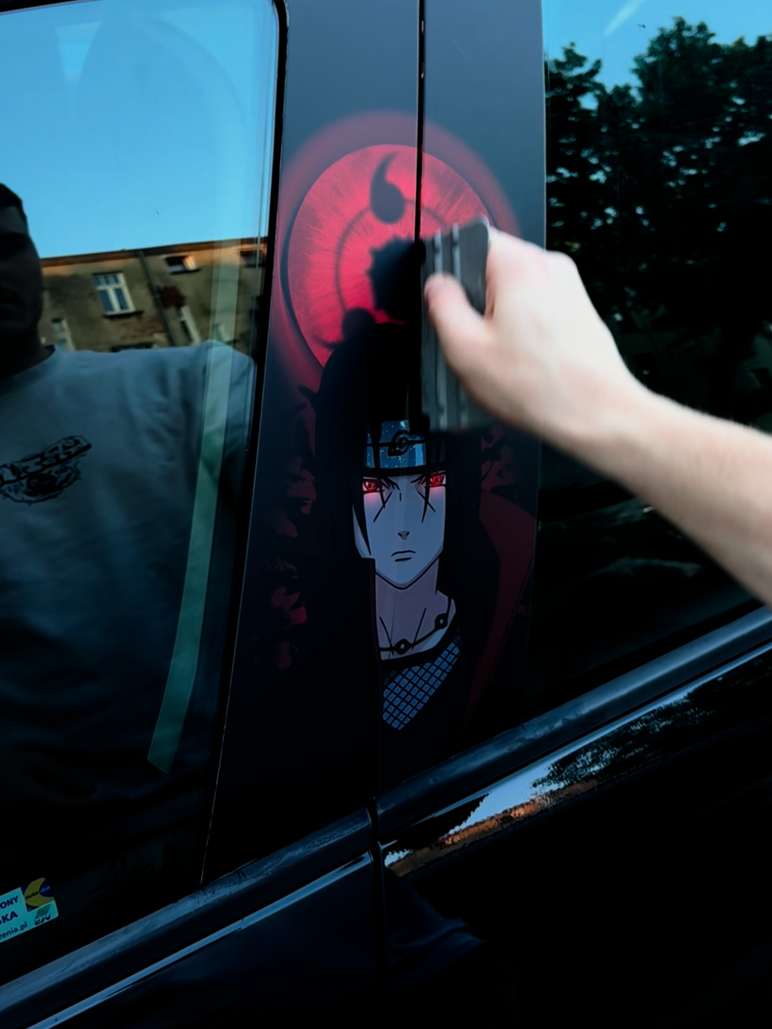 🔥😈 #carstickers #carwrap #cartok #naklejki #itachi #narutoshippuden