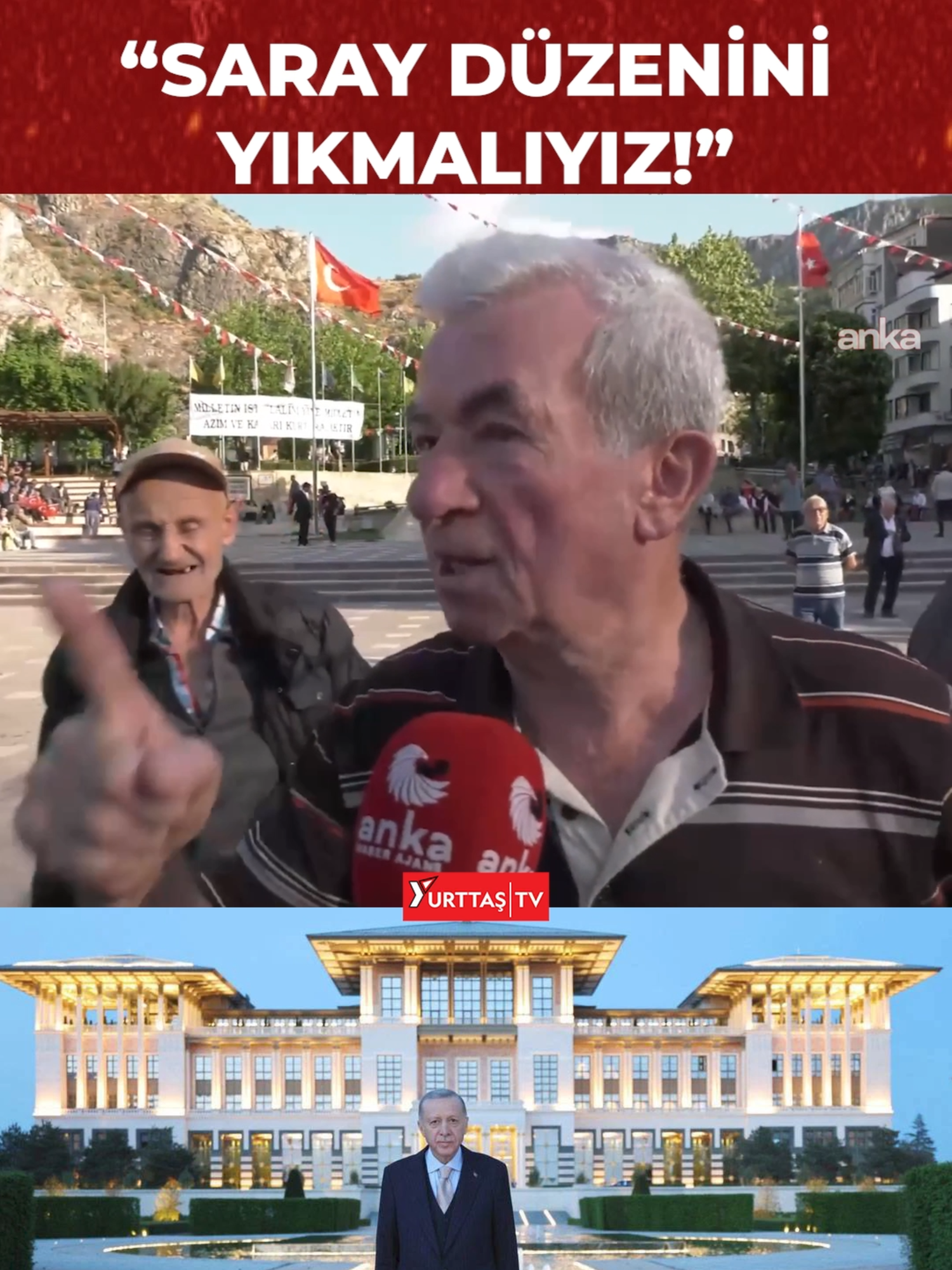 CHP'nin Amasya mitingine katılan yurttaş: Saray düzenini yıkmalıyız!