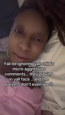 Stop being scared of your own kids or scared for them to get mad at you.. stop ignoring those tiny aggressive comments, cause I be seeing it and y’all be ignoring it.. your child is not your Homie 🥴