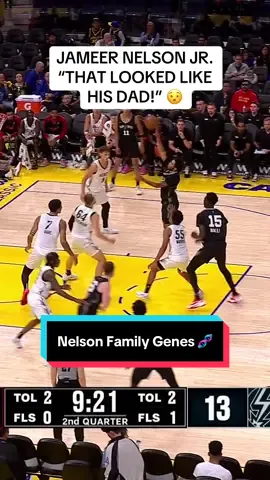 Jameer Nelson Jr. taking a page out of dad’s book! 🏀 #NBA #basketball #NBASummerLeague #JameerNelson 