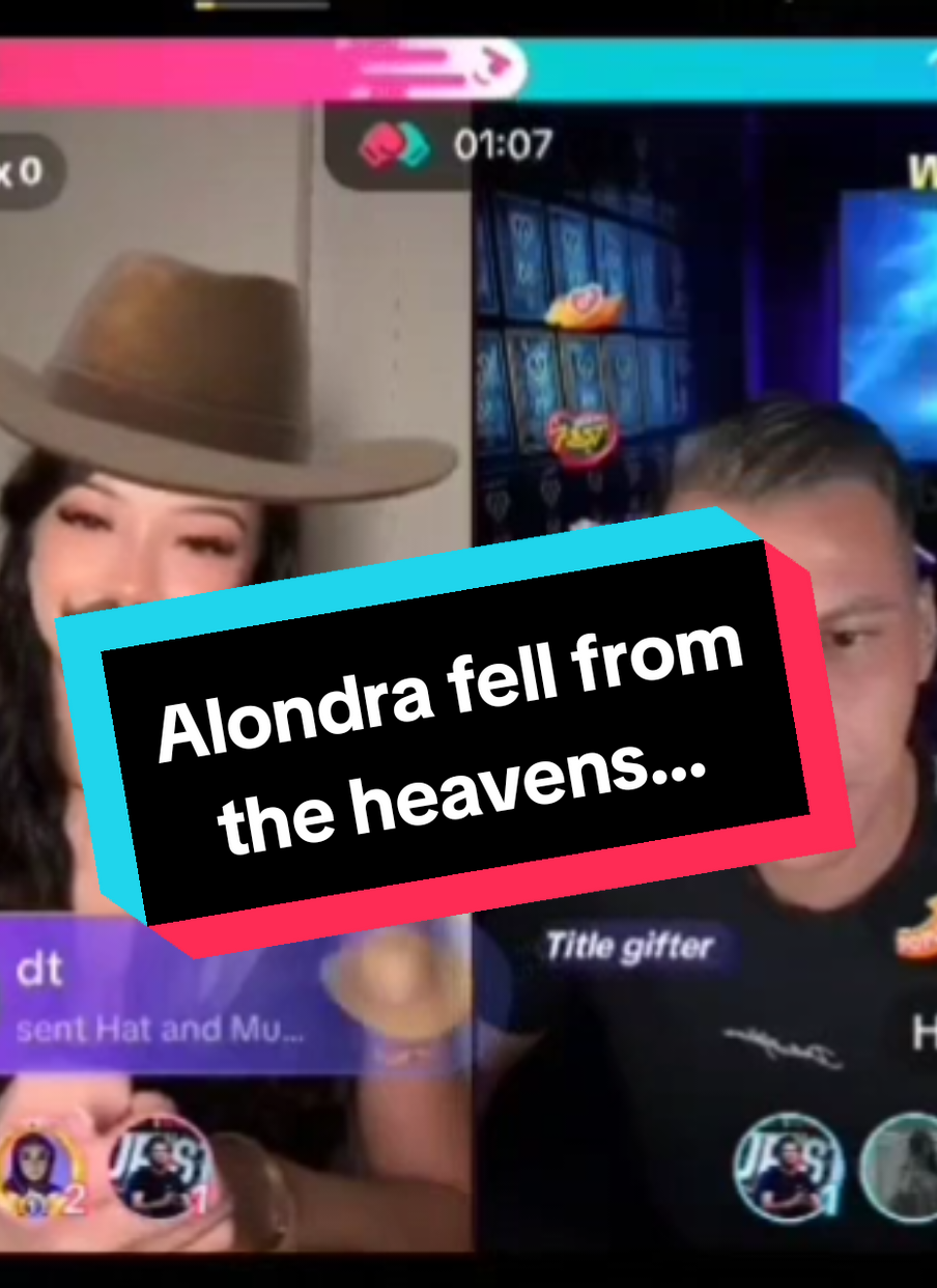 Alondra fell from the heavens @Halil™️ @Alondra💎 #treatherlikeaqueen #fyp #tiktoklive #loveisintheair #Love #rizzmaster #alondra_vogl #halil 
