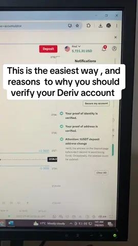 This is the easiest and reasons way that you can easily verify your Deriv account #derivverificationproblem #foruyou #thelectureradvice #waystomakemoneyonline #makingmoneyontiktok #makingmoneyonlineusingphone #kenyantiktok🇰🇪 #binaryoptions 
