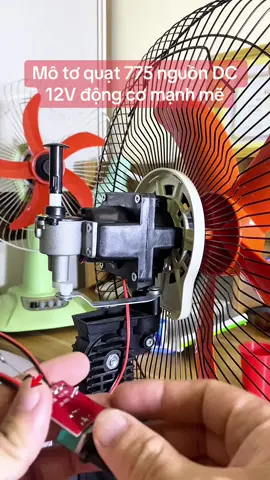 Mô tơ quạt 775 động cơ mạnh mẽ  tốc độ cao, chạy cánh B4 mạnh như quạt công nghiệp#quạt #quat12v #moto775 