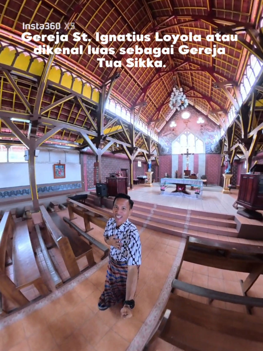 Gereja tertua 100 tahun lebih, Gereja Tua Sikka #fyp #katolik #katolikindonesia 
