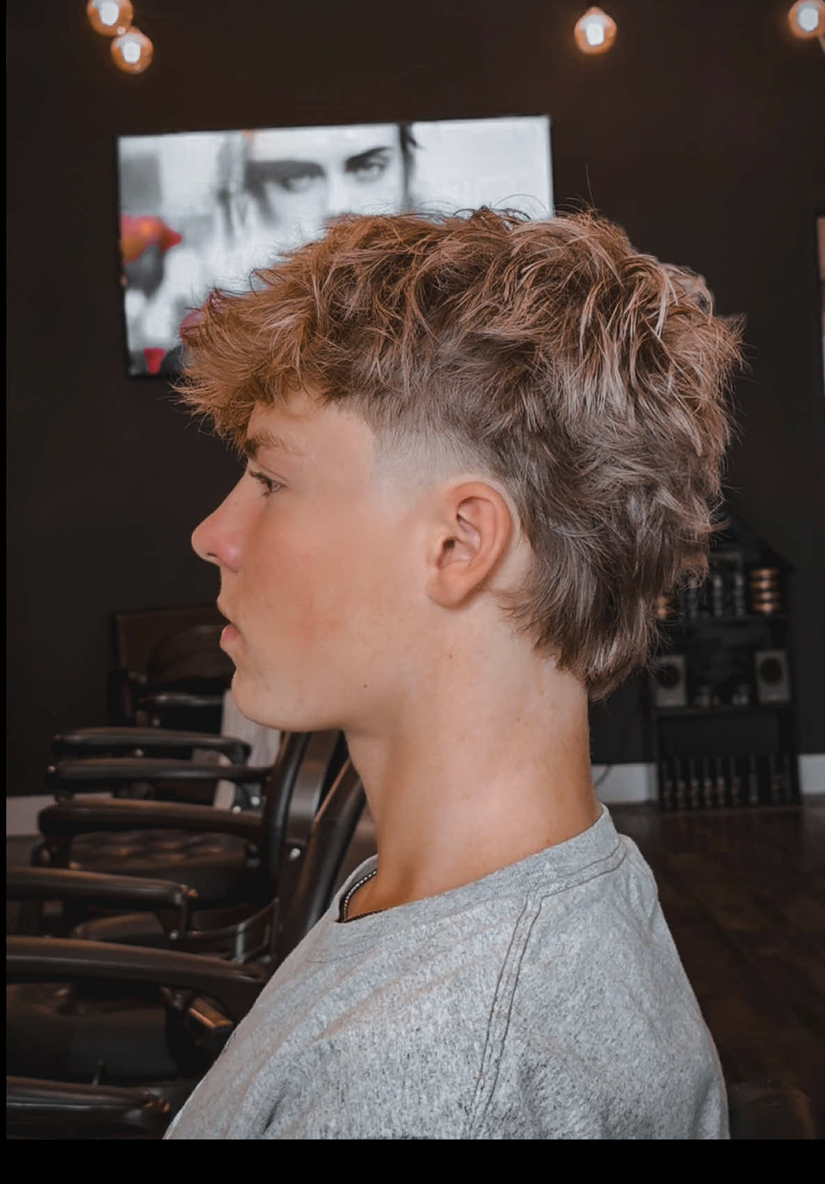 Mid taper textured Mullet  . . model @OLIVER  . . . #vancouverbarber #vancouverhair #northvanhairstylist #vancouverfade #hairstylist #barbershop #northvanbarber #mullet 