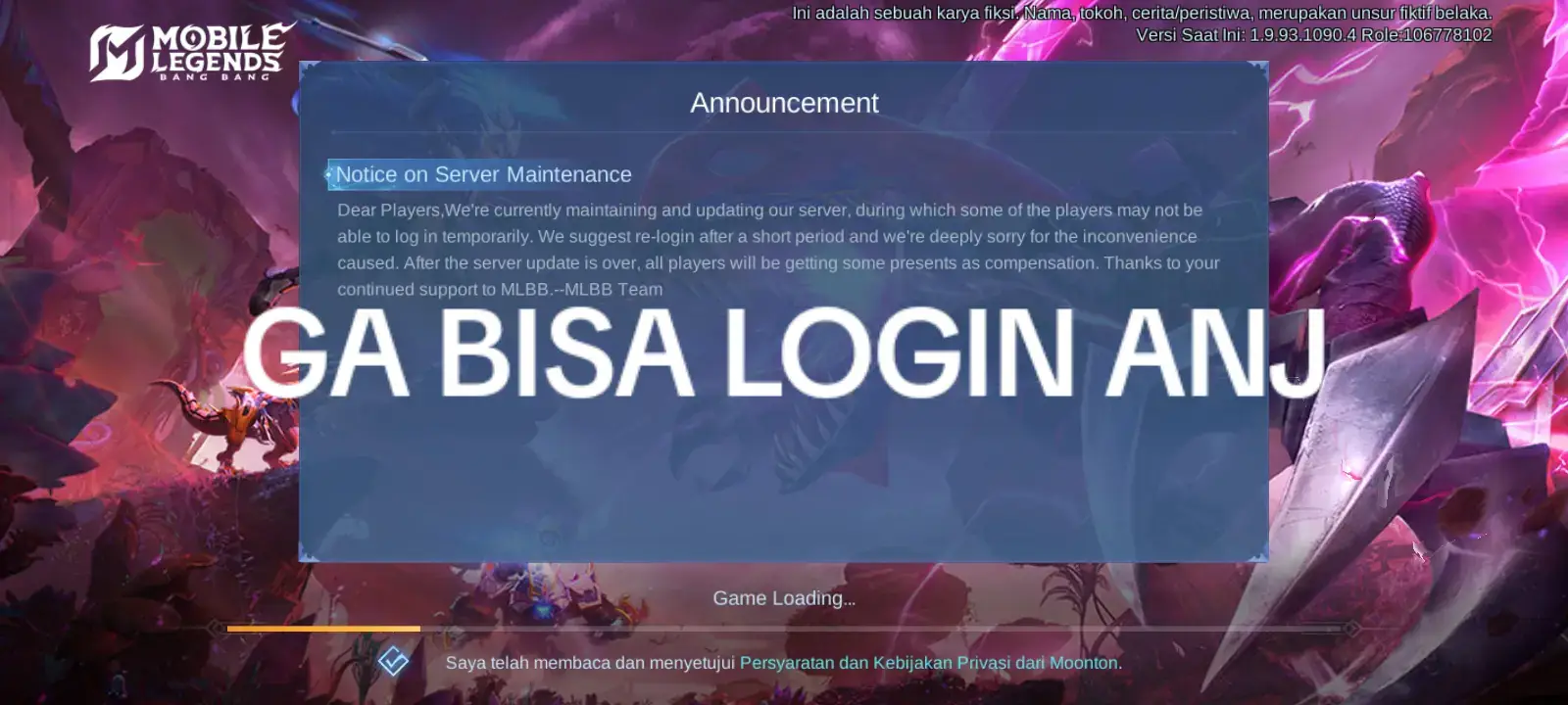 info dong guys solusinya gimana #fyp #mlbb #maintenance #maintenancemlbb 