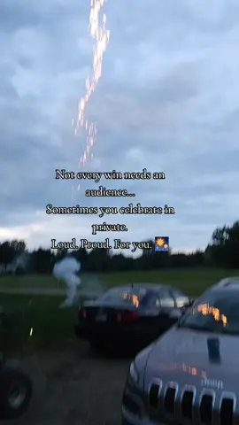 I’ve learned to celebrate my wins, even when no one’s watching. Not every moment needs an audience—sometimes it’s just me, the sky, and a reminder that I’m proud of how far I’ve come. #CelebrateYourself   #PrivateWins   #LoudForMe   #PersonalVictory   #FireworksMoment   #SelfPride   #GrowthJourney   #SmallWinsBigEnergy   #PositiveVibes   #ClapForYourself