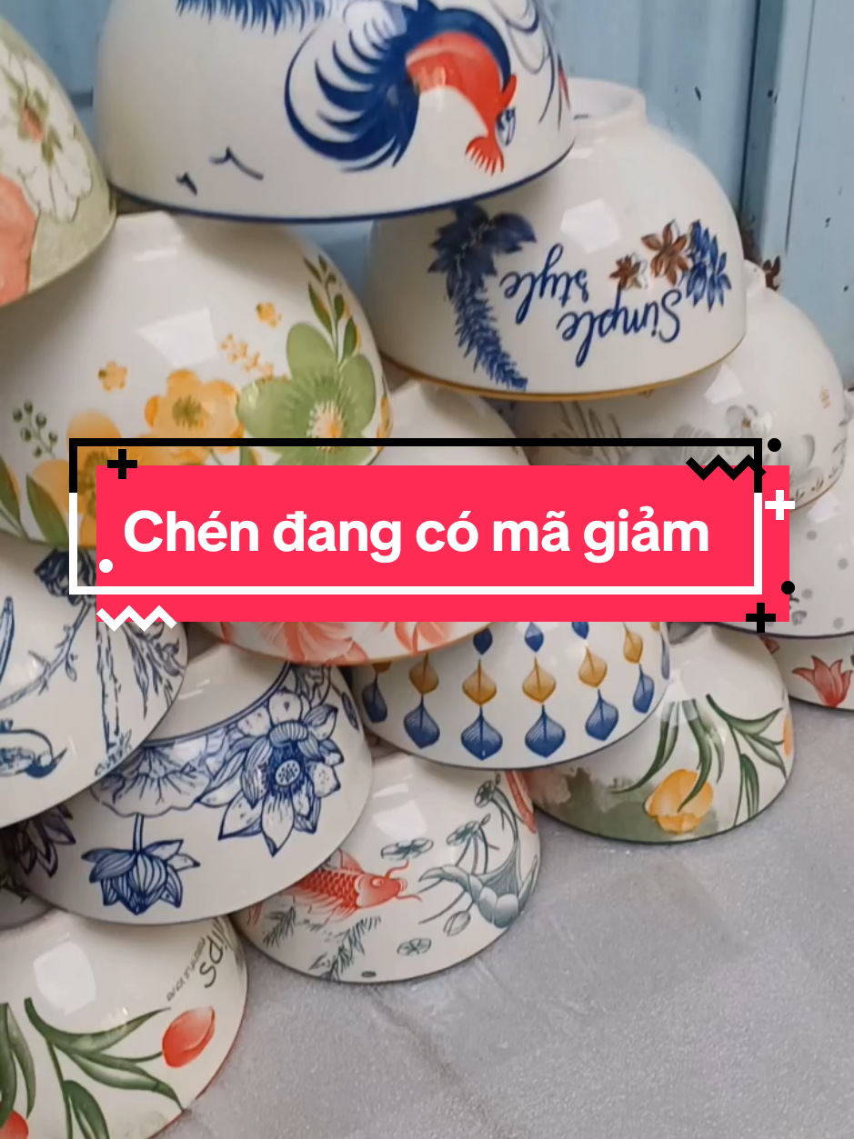 Combo 20 chén ăn cơm,đang có mã giảm giá cả nhà ơi. #utdieu86  #combo20chen  #tiêpthilienkettiktokshop 