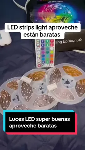 i La mejor decoración con luces LED EN OFERTA !! #LED #strip #light #Home #beutiful #tiktoksho #viral #fyp 