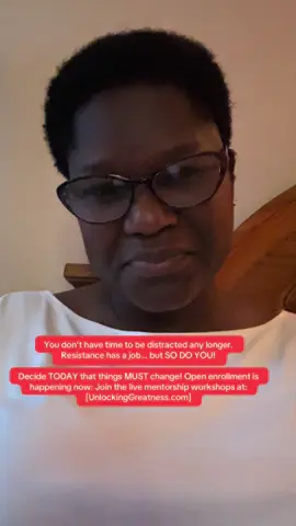 If you are serious about growing, and you are ready to overcome negativity and distractions, so that you can remain focused and walk in purpose, I highly encourage you to join the Unlocking Greatness Community live workshops this week. Mentorship matters. These live personal development and entrepreneurial development sessions are led by mentor and author of “necessary.”, Zenja Glass and guest speakers. Open enrollment is happening today at the Unlocking Greatness Community [UnlockingGreatness.com] #zenjaglass #necessary #unlockinggreatness #personaldevelopment #entrepreneur #nodistractions 