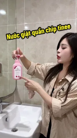 Quần chip các chị em nên giặt riêng ra nhá #nuocgiatquanchip #nuocgiatdolot #nuocgiattinee #nhungthone #nhunghaiphongreview #fyp 