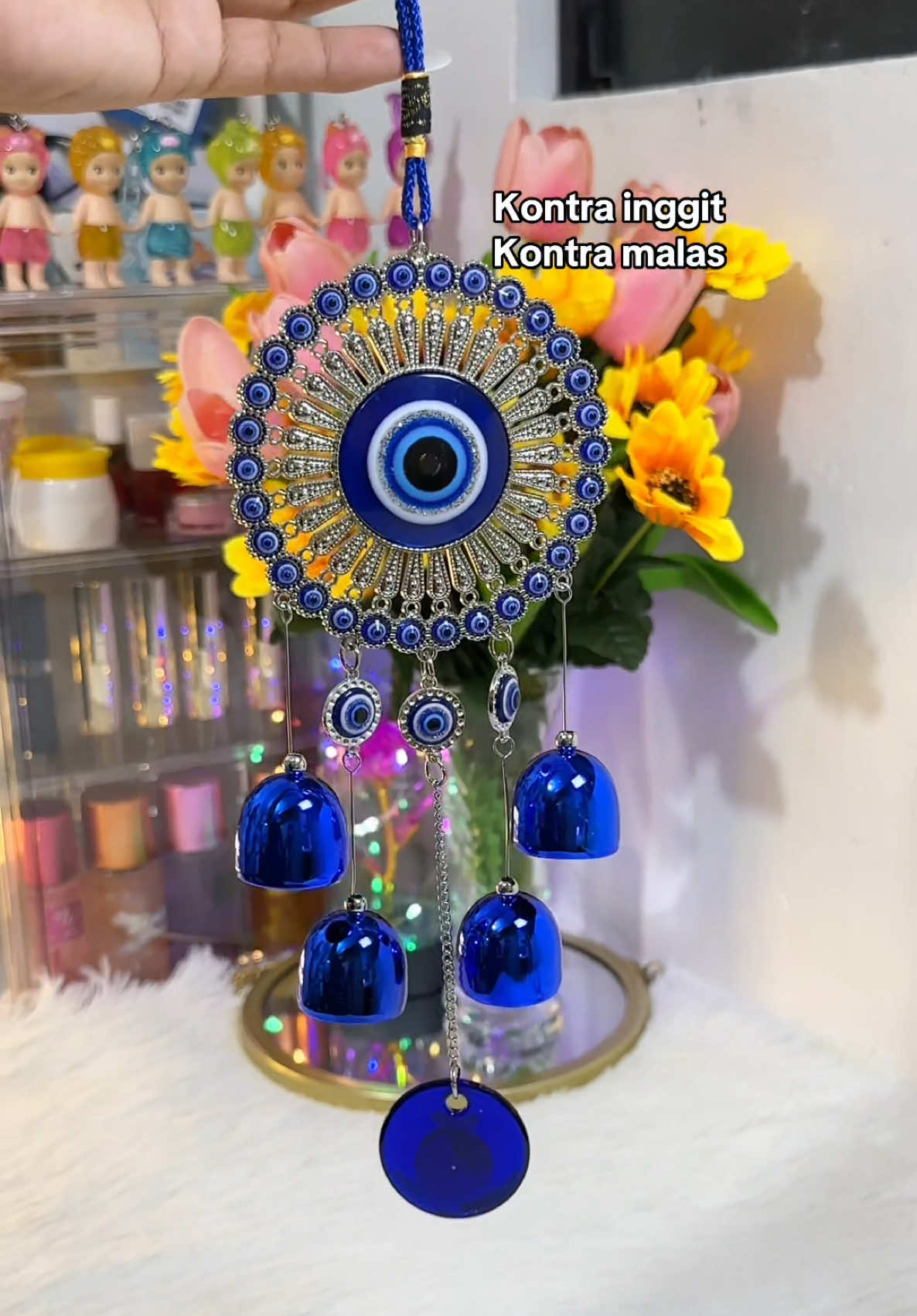 kontra inggit, kontra malas Door Blue Eye Wind hanging accessories ₱199 lang! #ziyang #blueeyewindchime #hangingaccessories #kontainggit #evileye  #fyp #fypシ #foryoupage #foryoupageofficiall #tiktokfinds 