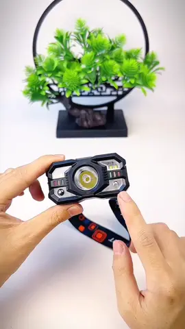 ไฟหน้า เซนเซอร์ไฟหน้า USB ชาร์จ LED ไส้ตะเกียง ไฟตก ปลาไฟคู่หัวติด headligh กันน้ำกลางแจ้งฉุกเฉินตั้งแคมป์ทำงานแสง #fyp #goodthing #tiktokshop #foryou 