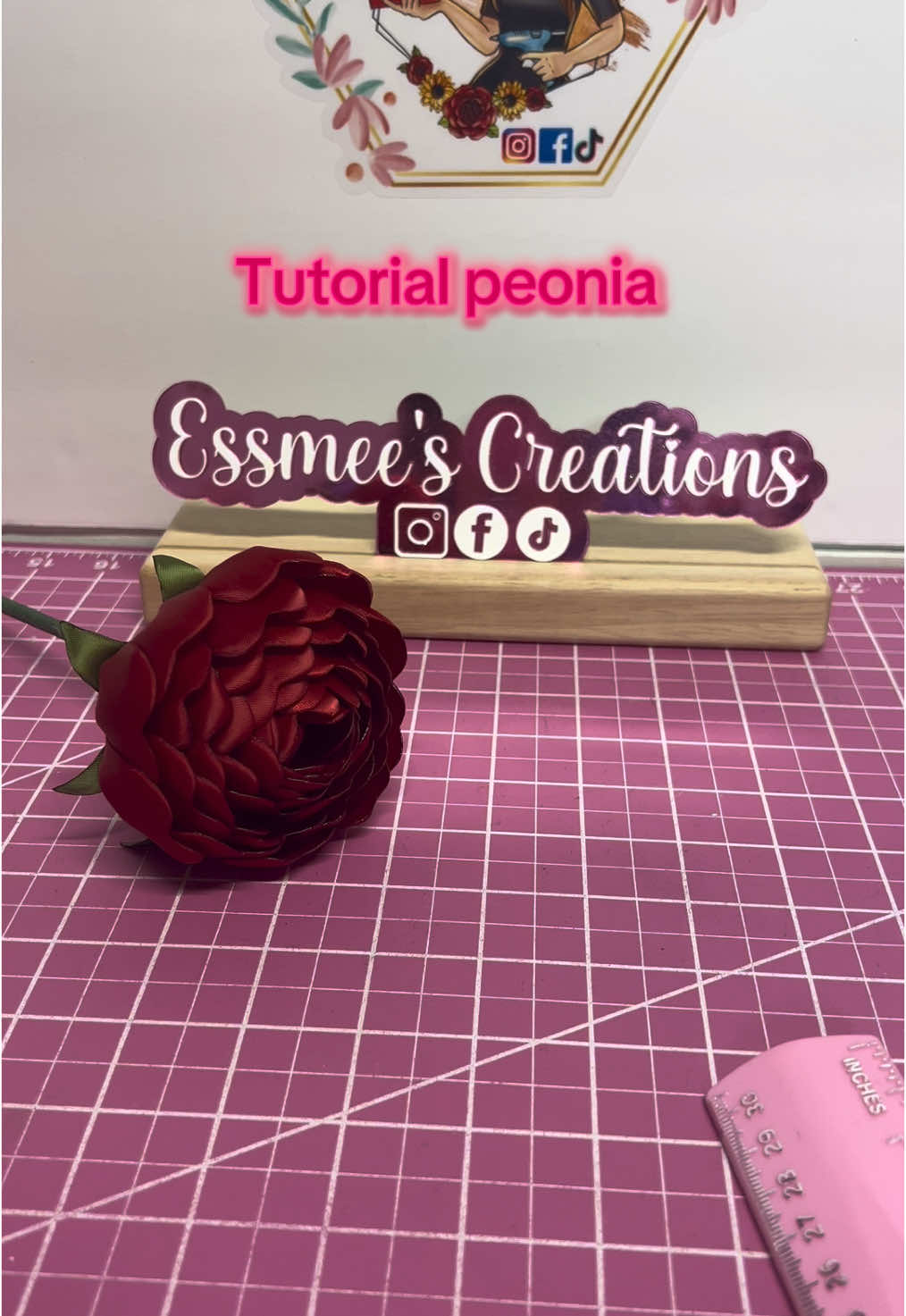 Tutorial peonia  . . #essmeescreations #tutorial #peonia #tutorialpeonia #flores #decoration #decorating 