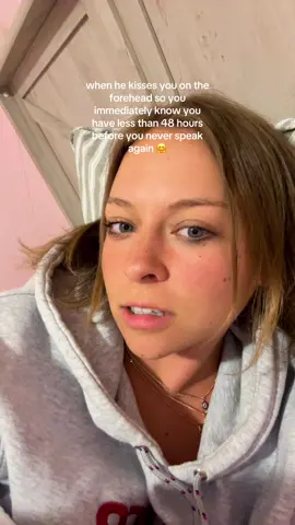 I personally like to refer to this as the forehead kiss of doom and despair  #relatable #foreheadkiss #tsmwel 