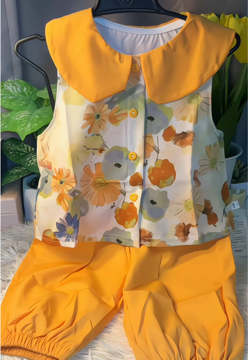 ชุดเซ็ตลูกสาว คอตุ๊กตาน่ารักสไตล์เกาหลี👧🏻🌷#ชุดเซ็ตเด็กผู้หญิง #ชุดเซ็ตลูกสาว #ชุดเด็กผู้หญิง 