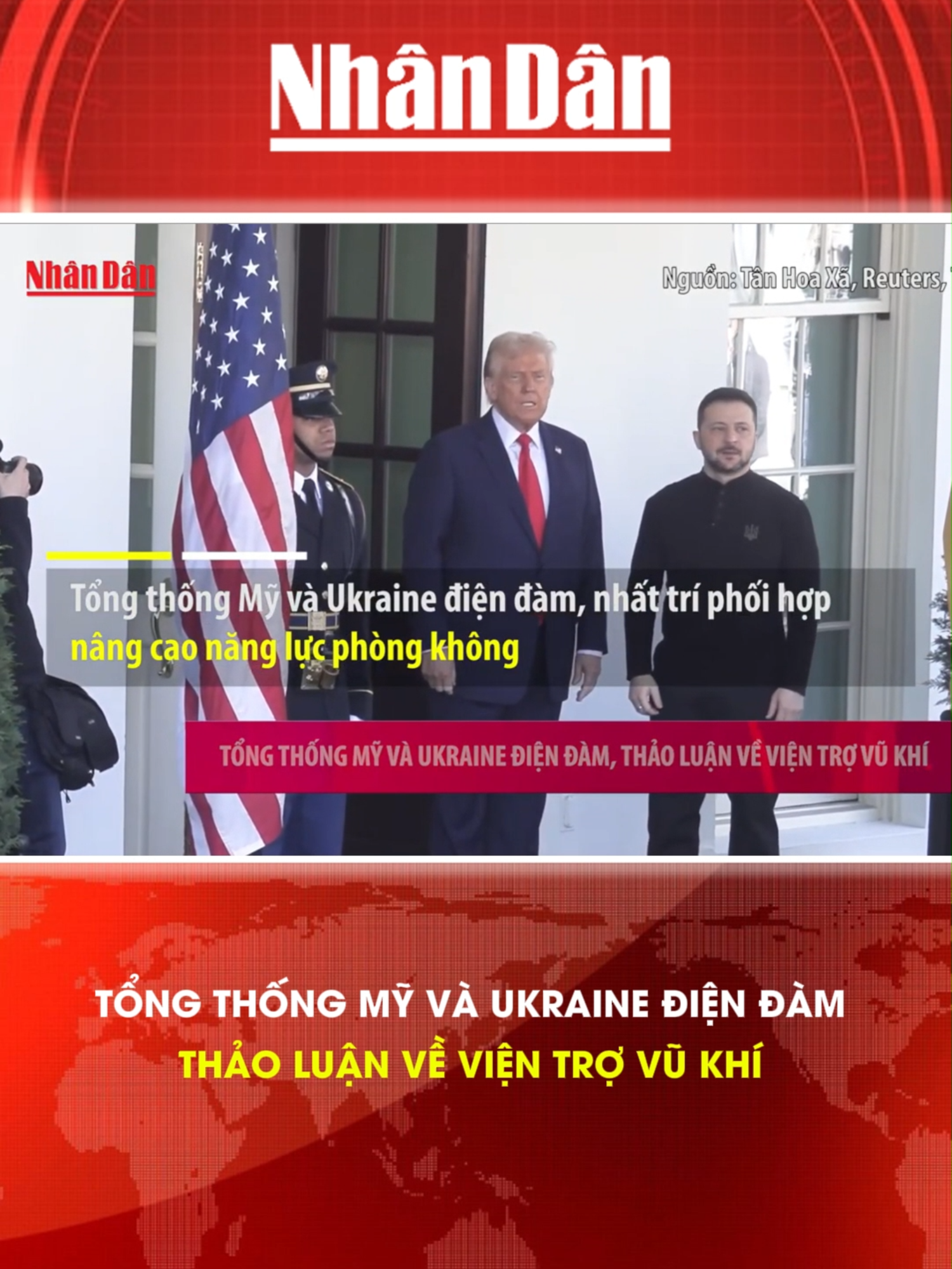 Tổng thống Mỹ và Ukraine điện đàm thảo luận về viện trợ vũ khí #baonhandan #tiktoknews #tintuc24h #mcv #socialnews #my #ukraine