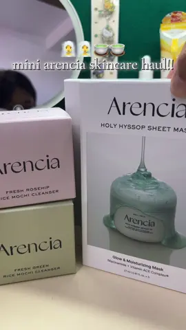 mini arencia haul!!  || tags: || #viral #fyp #fypシ #skincare #haul #kbeauty #ugccreator #viral #kskincare #wonyoungism #SelfCare #arencia @Arencia 