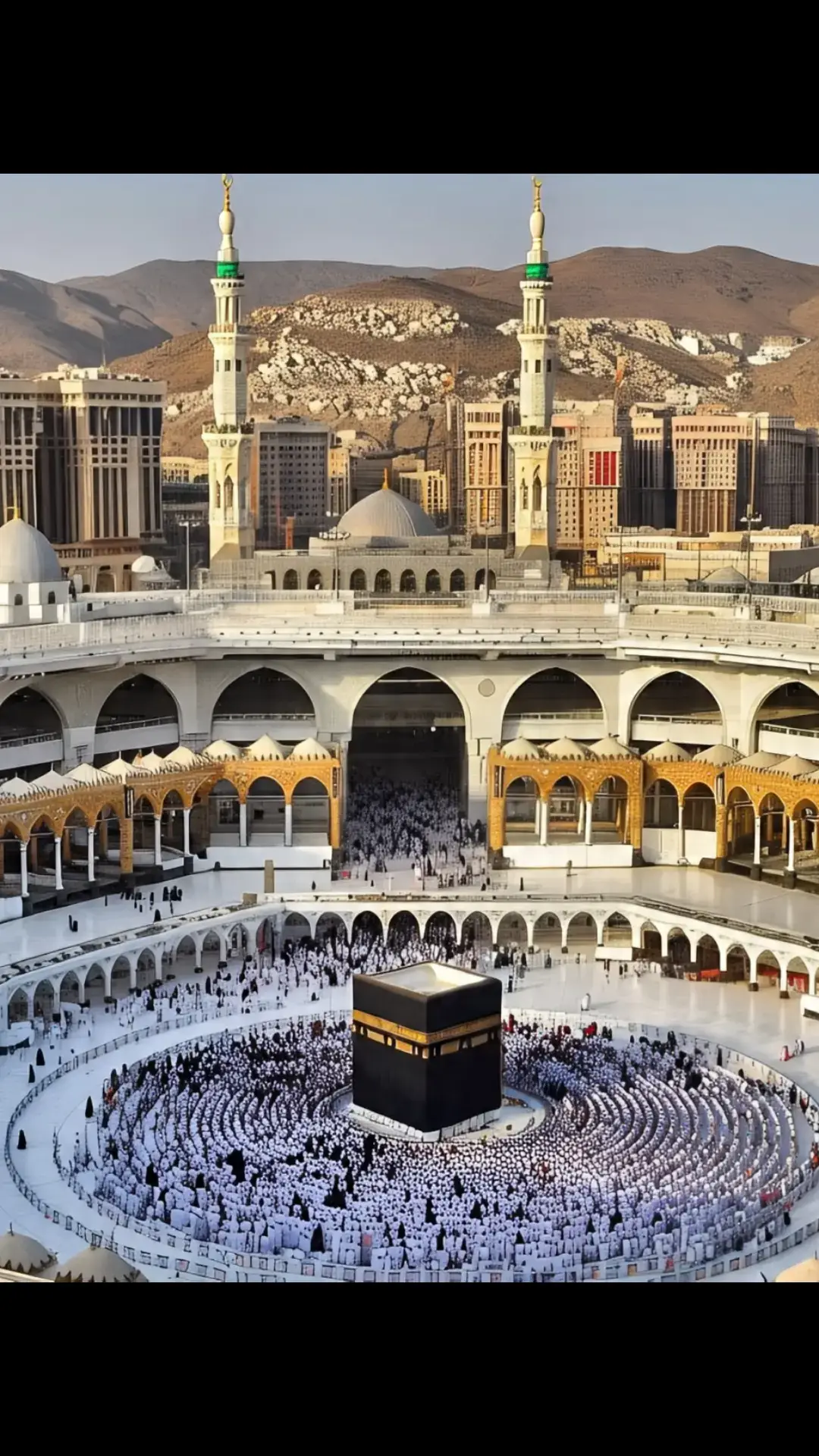 This image captures the majestic beauty of Masjid al-Nabawi, the Prophet's Mosque, located in the holy city of Madina. The iconic green dome marks the resting place of the Prophet Muhammad (PBUH). Surrounded by elegant minarets, the mosque's stunning architecture is illuminated under a clear blue sky. The expansive marble courtyard reflects the soft sunlight, creating a serene and spiritual atmosphere. Pilgrims are seen peacefully walking and praying, symbolizing the unity and devotion of Muslims from around the world. This sacred site is not only an architectural masterpiece but also a place of deep reverence and tranquility. #unfrezzmyaccount  #viral  #trading  #naatstatus  #mashallah  #foryou  #unfreez