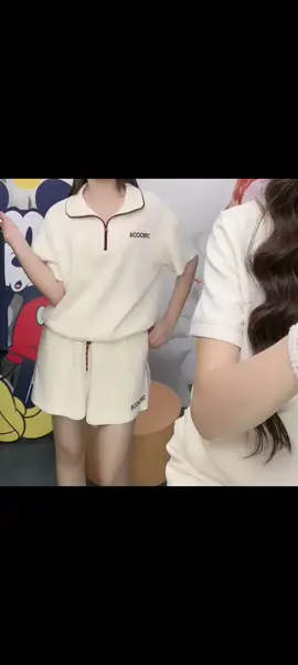 Set Bộ ISA ECOCHIC SUMMER SET áo cổ cao tay lỡ quần đùi #thoitrangnu #setboxinh #xuhuongthoitrang #thinhhanh #tiktok #xuhuong 