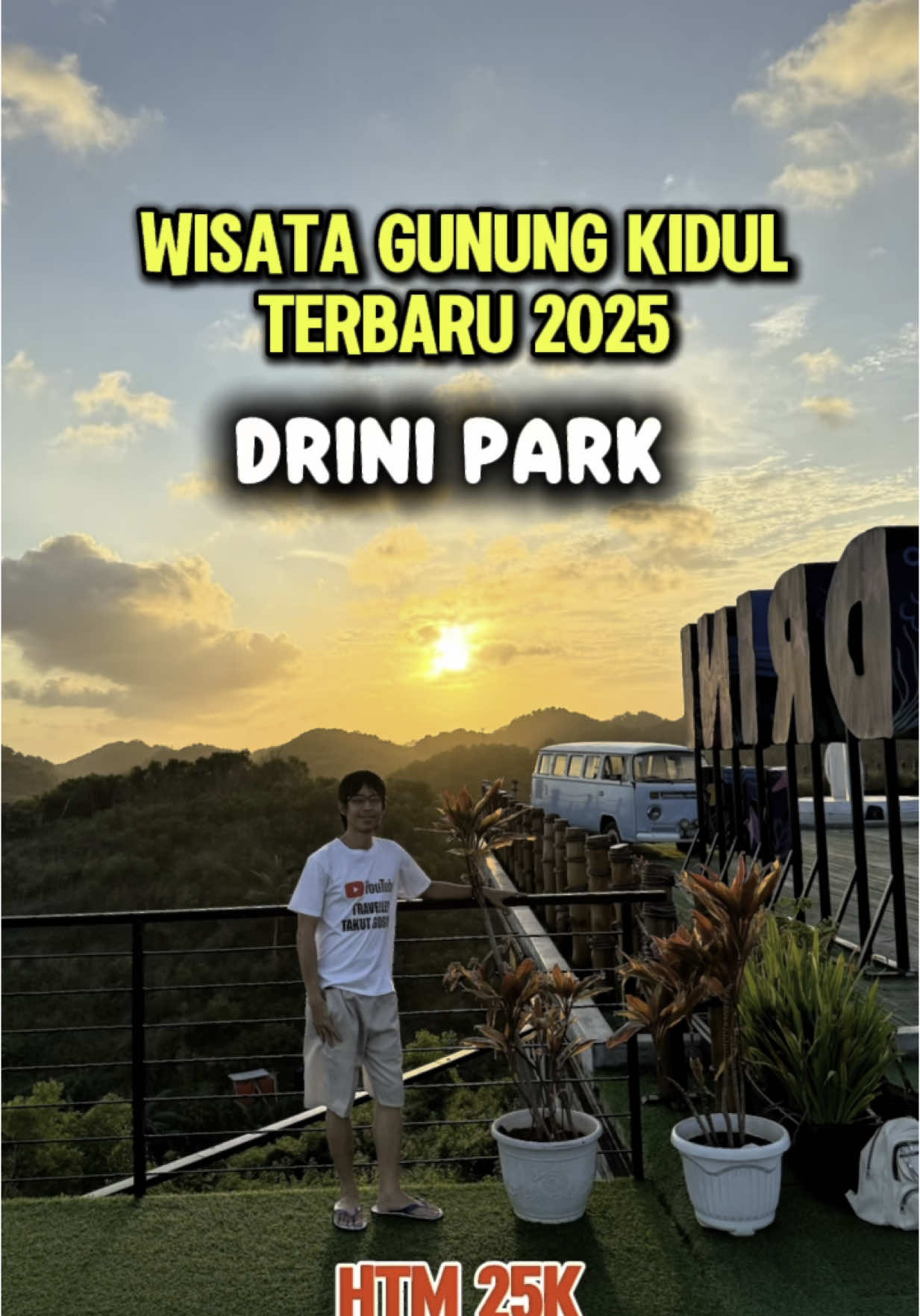 Salah 1 wisata recommended di Gunung Kidul Jogja‼️ Dengan HTM 25K aja kita bisa jalan2 keliling Drini Park seharian. Tapi kalau menurutku sore hari adalah waktu yg terbaik untuk main di sini.  Selain udah ga panas, suasana senja & matahari sorenya cakep bangett 😍 Review lengkap silahkan tonton di YouTube Traveller Takut Gosong, link ada di profile 😉 #drinipark #driniparkgunungkidul #pantaidrini #pantaidrinijogja #drinibeach #wisatagunungkidul 