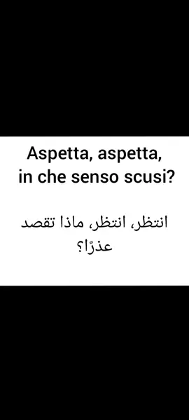 تعلم الإيطالية بالسمع و الكلام . . #تعلم_الإيطالية 
