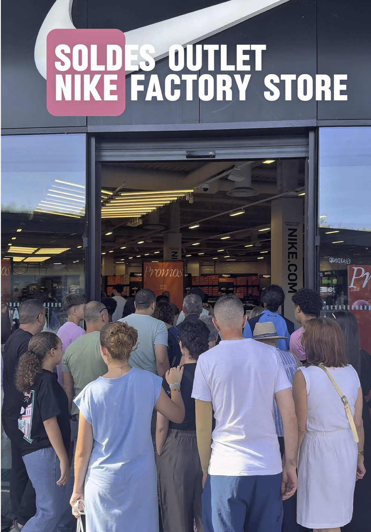 C’est les soldes dans la boutique Nike !! #shopping #bonplan #nike #sneakers #basket #lyon #soldes #foryou 