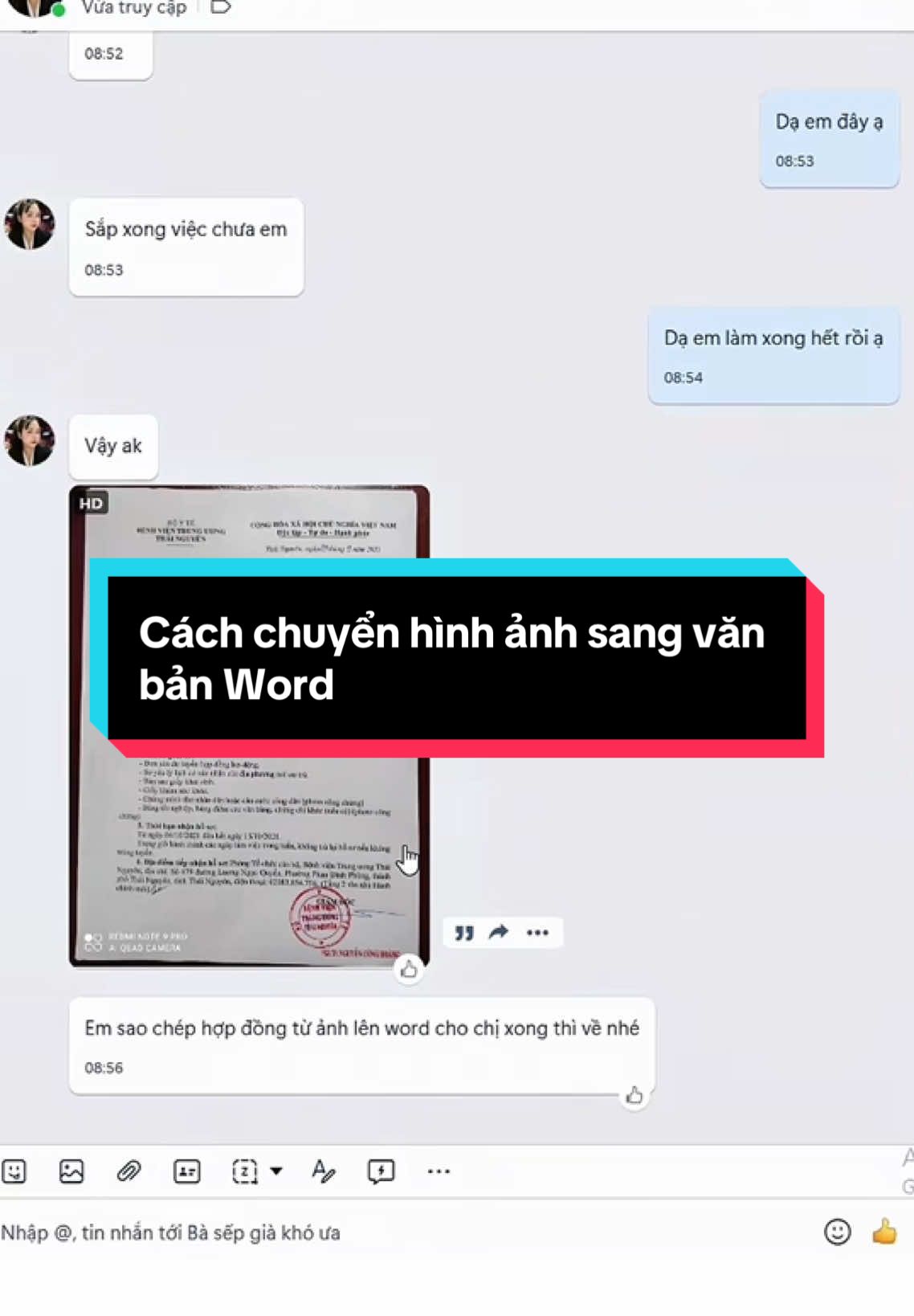 Cách chuyển hình ảnh sang văn bản Word #tinhocvanphong #word #excel #sachtinhocvanphong #LearnOnTikTok 